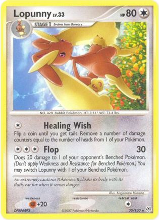 Lopunny  Diamond and Pearl - Rare Diamond and Pearl Pokemon Single  Squirtle Squad Card Shop.