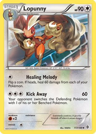 Lopunny  Boundaries Crossed - Uncommon Boundaries Crossed Pokemon Single  Squirtle Squad Card Shop.