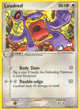 Loudred  Emerald - Uncommon Emerald Pokemon Single  Squirtle Squad Card Shop.