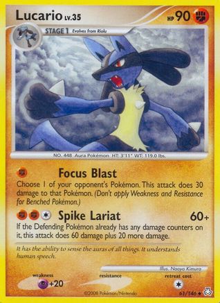 Lucario  - Reverse Holofoil Legends Awakened - Uncommon Legends Awakened Pokemon Single  Squirtle Squad Card Shop.
