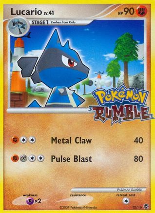 Lucario  Rumble - Promo Rumble Pokemon Single  Squirtle Squad Card Shop.