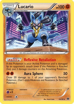 Lucario  - Reverse Holofoil Next Destinies - Holo Rare Next Destinies Pokemon Single  Squirtle Squad Card Shop.