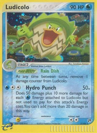 Ludicolo  - Holofoil Sandstorm - Holo Rare Sandstorm Pokemon Single  Squirtle Squad Card Shop.