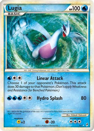 Lugia (Shiny)  - Holofoil Call of Legends - Shiny Holo Rare Call of Legends Pokemon Single  Squirtle Squad Card Shop.