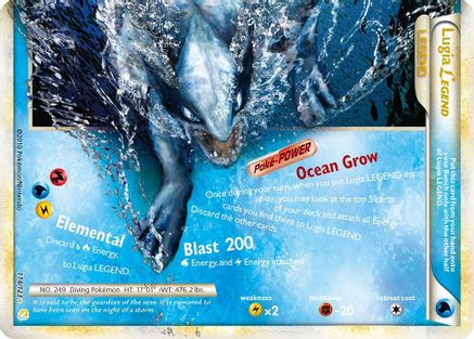 Lugia Legend (Bottom) 114  - Holofoil HeartGold SoulSilver - Ultra Rare HeartGold SoulSilver Pokemon Single  Squirtle Squad Card Shop.