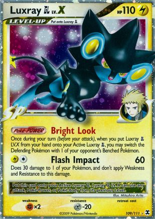 Luxray GL Lv.X  - Holofoil Rising Rivals - Ultra Rare Rising Rivals Pokemon Single  Squirtle Squad Card Shop.
