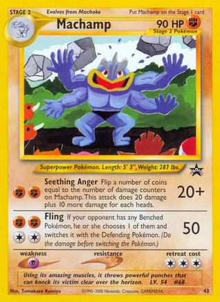Machamp 043  WoTC Promo - Promo WoTC Promo Pokemon Single  Squirtle Squad Card Shop.