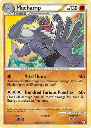 Machamp  Triumphant - Rare Triumphant Pokemon Single  Squirtle Squad Card Shop.