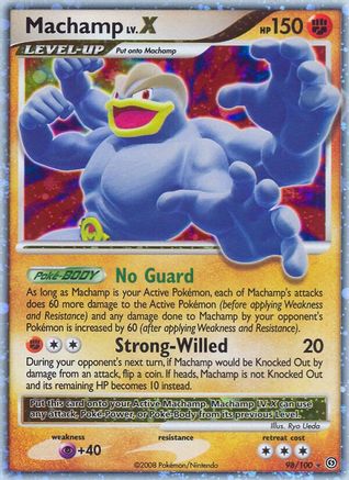 Machamp LV.X  - Holofoil Stormfront - Ultra Rare Stormfront Pokemon Single  Squirtle Squad Card Shop.