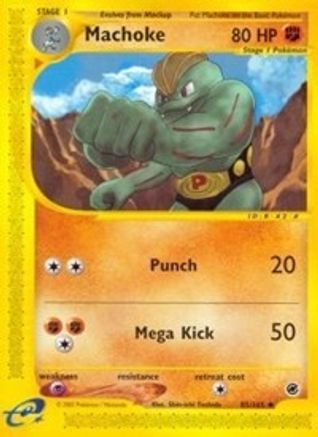 Machoke  Expedition - Uncommon Expedition Pokemon Single  Squirtle Squad Card Shop.
