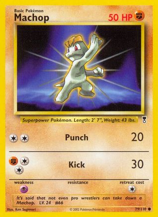 Machop/110  Legendary Collection - Common Legendary Collection Pokemon Single  Squirtle Squad Card Shop.