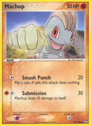 Machop 53/108 – EX Power Keepers – Common Power Keepers Pokemon Single  Squirtle Squad Card Shop.