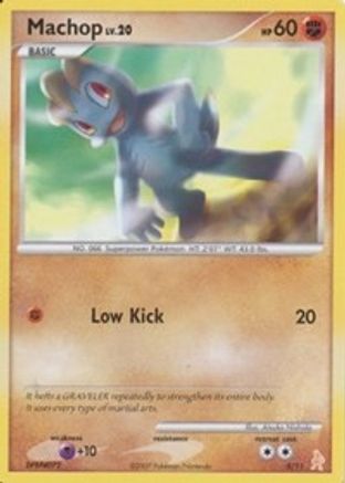 Machop  DP Trainer Kit Manaphy & Lucario - Common DP Trainer Kit: Manaphy & Lucario Pokemon Single  Squirtle Squad Card Shop.