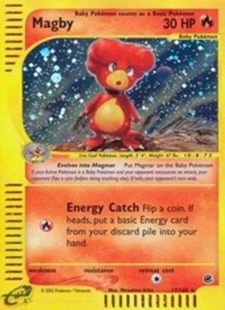 Magby (17)  - Reverse Holofoil Expedition - Holo Rare Expedition Pokemon Single  Squirtle Squad Card Shop.