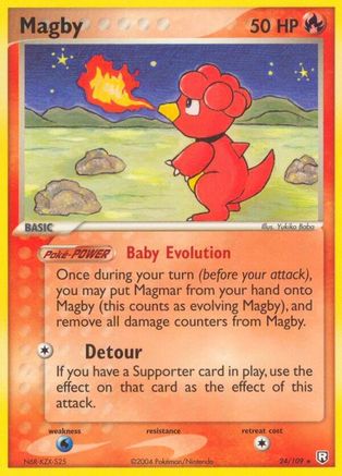 Magby 024  - Reverse Holofoil Team Rocket Returns - Rare Team Rocket Returns Pokemon Single  Squirtle Squad Card Shop.