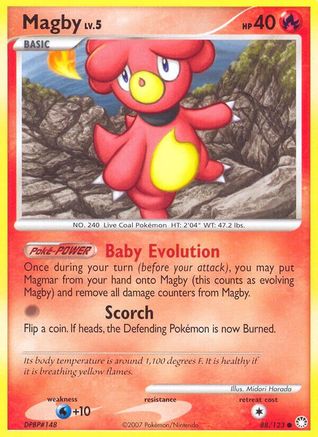 Magby 088  Mysterious Treasures - Common Mysterious Treasures Pokemon Single  Squirtle Squad Card Shop.