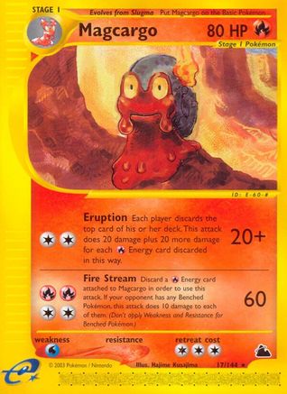 Magcargo (17)  - Reverse Holofoil Skyridge - Rare Skyridge Pokemon Single  Squirtle Squad Card Shop.