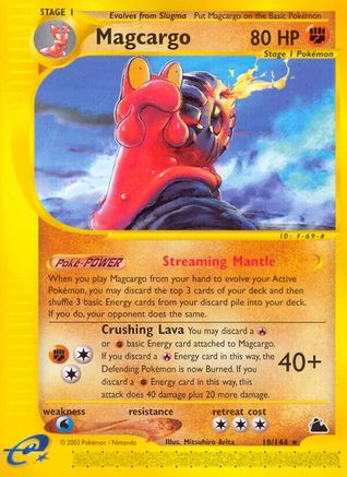 Magcargo (18)  - Reverse Holofoil Skyridge - Rare Skyridge Pokemon Single  Squirtle Squad Card Shop.