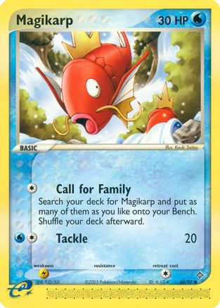 Magikarp 060/97  Dragon - Common Dragon Pokemon Single  Squirtle Squad Card Shop.