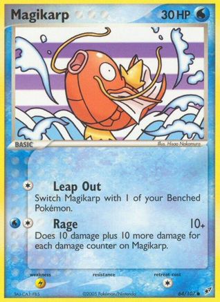 Magikarp 064  Deoxys - Common Deoxys Pokemon Single  Squirtle Squad Card Shop.