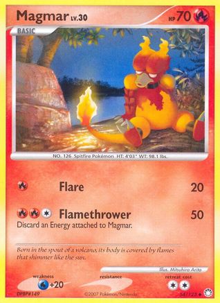 Magmar  Mysterious Treasures - Uncommon Mysterious Treasures Pokemon Single  Squirtle Squad Card Shop.