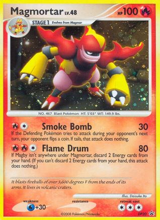 Magmortar - DP20  - Holofoil Diamond and Pearl Promos - Promo Diamond and Pearl Promos Pokemon Single  Squirtle Squad Card Shop.