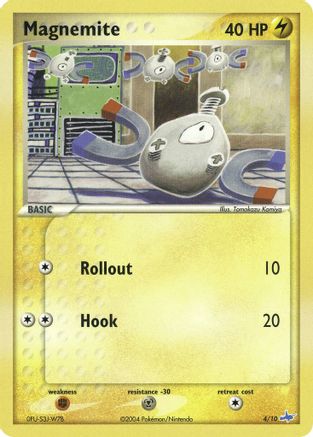 Magnemite 004/10  EX Trainer Kit 1 Latias & Latios - Common EX Trainer Kit 1: Latias & Latios Pokemon Single  Squirtle Squad Card Shop.