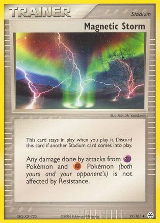 Magnetic Storm  - Reverse Holofoil Hidden Legends - Uncommon Hidden Legends Pokemon Single  Squirtle Squad Card Shop.