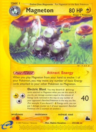 Magneton (19)  Skyridge - Rare Skyridge Pokemon Single  Squirtle Squad Card Shop.