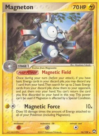 Magneton  Power Keepers - Rare Power Keepers Pokemon Single  Squirtle Squad Card Shop.