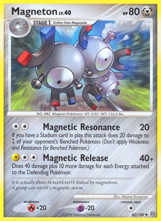 Magneton (42)  - Reverse Holofoil Stormfront - Uncommon Stormfront Pokemon Single  Squirtle Squad Card Shop.