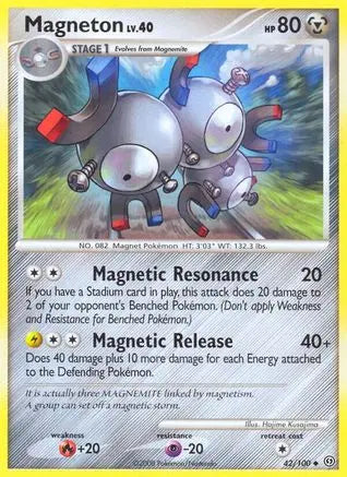 Magneton (42)  - Reverse Holofoil Stormfront - Uncommon Stormfront Pokemon Single  Squirtle Squad Card Shop.