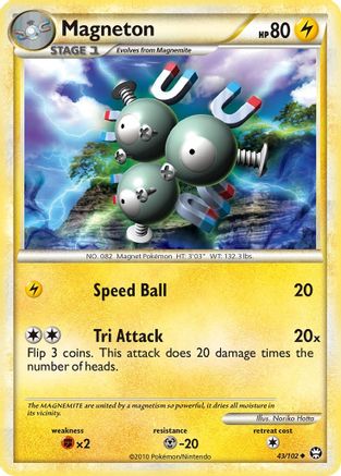 Magneton  - Reverse Holofoil Triumphant - Uncommon Triumphant Pokemon Single  Squirtle Squad Card Shop.