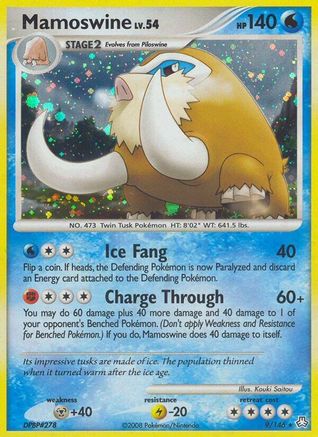 Mamoswine  - Holofoil Legends Awakened - Holo Rare Legends Awakened Pokemon Single  Squirtle Squad Card Shop.