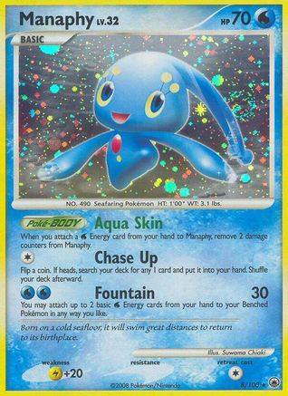 Manaphy  - Reverse Holofoil Majestic Dawn - Holo Rare Majestic Dawn Pokemon Single  Squirtle Squad Card Shop.