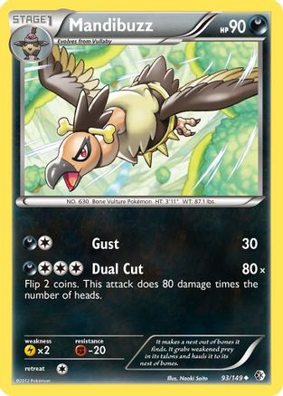 Mandibuzz  Boundaries Crossed - Uncommon Boundaries Crossed Pokemon Single  Squirtle Squad Card Shop.