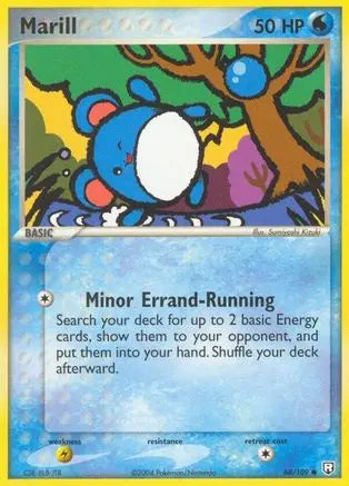 Marill 068  - Reverse Holofoil Team Rocket Returns - Common
