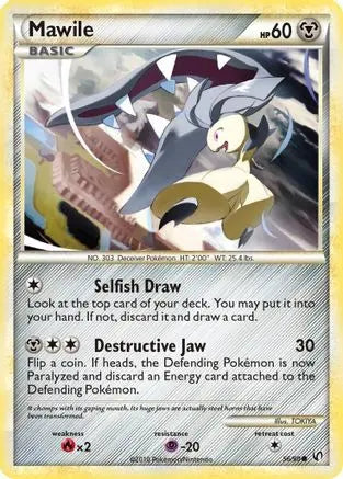 Mawile 056  - Reverse Holofoil Undaunted - Common