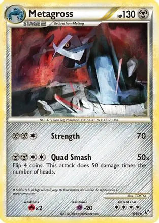 Metagross  - Reverse Holofoil Undaunted - Rare Undaunted Pokemon Single  Squirtle Squad Card Shop.