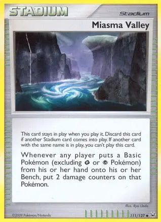Miasma Valley  - Reverse Holofoil Platinum - Uncommon
