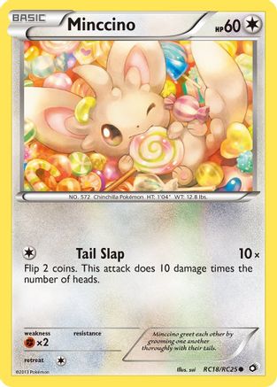 Minccino RC18  - Holofoil Legendary Treasures Radiant Collection - Common Legendary Treasures: Radiant Collection Pokemon Single  Squirtle Squad Card Shop.
