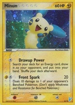 Minun/12  - Holofoil EX Trainer Kit 2 Plusle & Minun - Common EX Trainer Kit 2: Plusle & Minun Pokemon Single  Squirtle Squad Card Shop.