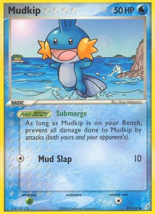 Mudkip 057/100  Crystal Guardians - Common Crystal Guardians Pokemon Single  Squirtle Squad Card Shop.