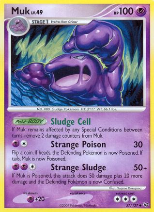 Muk  - Reverse Holofoil Platinum - Uncommon Platinum Pokemon Single  Squirtle Squad Card Shop.