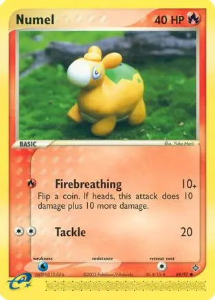 Numel 069/97  - Reverse Holofoil Dragon - Common Dragon Pokemon Single  Squirtle Squad Card Shop.