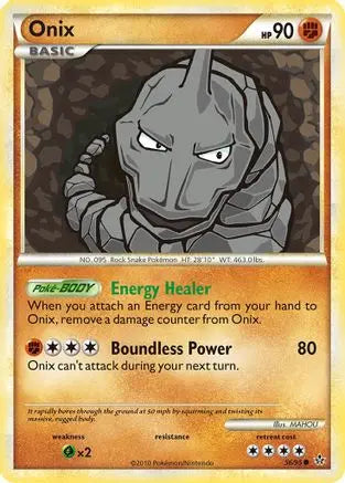 Onix (56) (56) 056/95  Unleashed - Common Unleashed Pokemon Single  Squirtle Squad Card Shop.