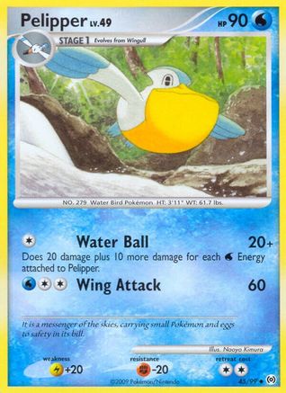 Pelipper (45) (45) 045  - Reverse Holofoil Arceus - Uncommon Arceus Pokemon Single  Squirtle Squad Card Shop.