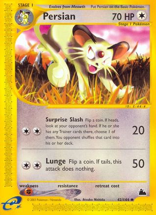 Pokémon TCG – Persian – Skyridge – Uncommon
