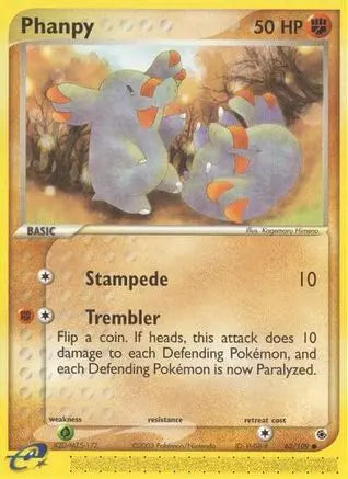 Phanpy 062/109  - Reverse Holofoil Ruby and Sapphire - Common