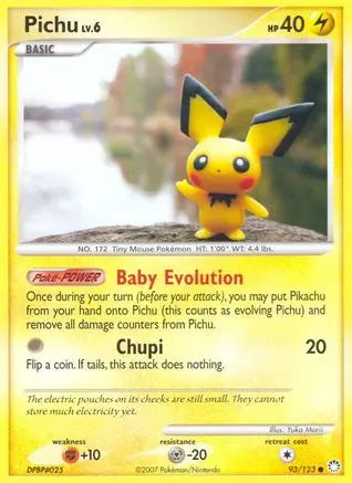 Pichu 093  Mysterious Treasures - Common Mysterious Treasures Pokemon Single  Squirtle Squad Card Shop.